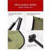 Portable Folding Camping Chair With Headrest Lightweight Tourist Chairs Aluminum Alloy Fishing Chair Outdoor Furniture
