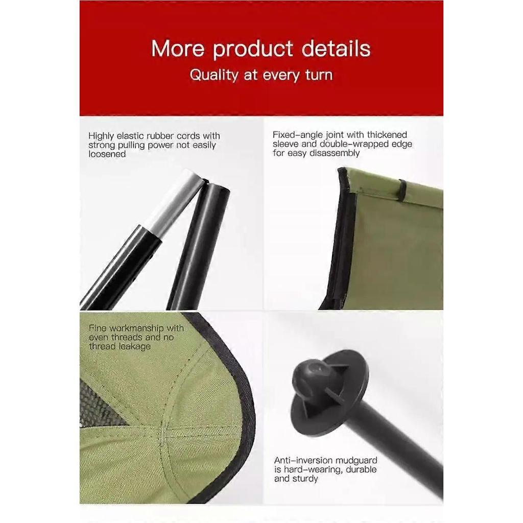 Portable Folding Camping Chair With Headrest Lightweight Tourist Chairs Aluminum Alloy Fishing Chair Outdoor Furniture