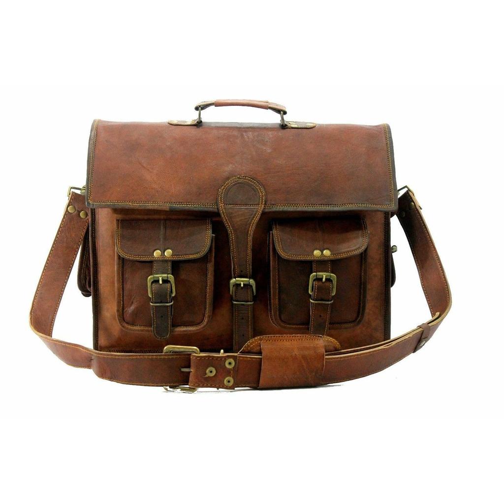 Портфель Vintag, кожаная сумка-мессенджер для ноутбука, сумка через плечо, подарок для офисного персонала