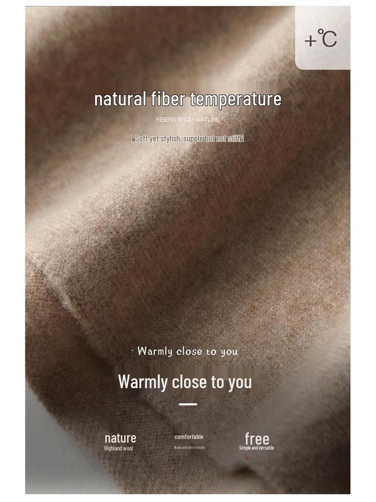 100% Wool Drapey A-Line Pleated Midi Skirt - Slimming and Large Swing Design for Spring and Autumn