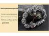 Black Myth Wukong Men's Retro Monkey Head Bracelet - Imitation Thai Silver Beaded Jewelry