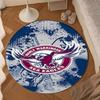 Manly Sea Eagles Crest Round mat, Anti-slip Circle Carpet Chair rug For livingroom,Bedroom, doormat home decor Gift Christmas Gifts
