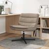 Swivel Chair Cappuccino 63 x 75 x 76 cm PU