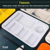 Commercial Melamine Divided Fast Food Tray