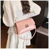 IELGY Ladies Retro Casual Small Square Oil Wax Leather Messenger Bag