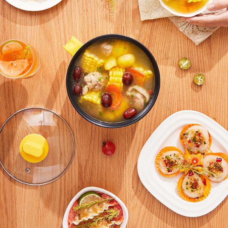 Электрическая кастрюля с антипригарным покрытием и пароваркой