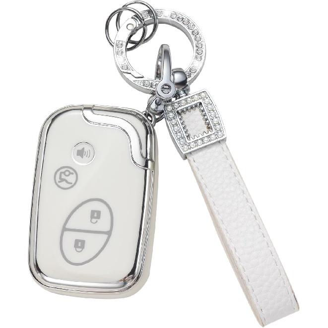 Совместим с чехлом для брелока Lexus со шнурком из микрофибры, защитным чехлом для автомобильных ключей для Lexus ES350 ES300h UX200, интеллектуальным пультом дистанционного управления