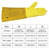 1 Pair Long Thorn Proof Rose Pruning Gloves with Forearm Protection Leather Labor Protection Long Elbow Gloves Best Garden Gift