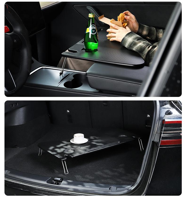 Tesla Model 3/Y Refresh Multifunctional Foldable Car Tray/Table