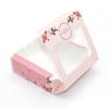 Pin Rose 10Pcs Sweet Beautiful Wedding Party Cup Cake For 2/4/6 Cake Case Cupcake Windowed Boxes