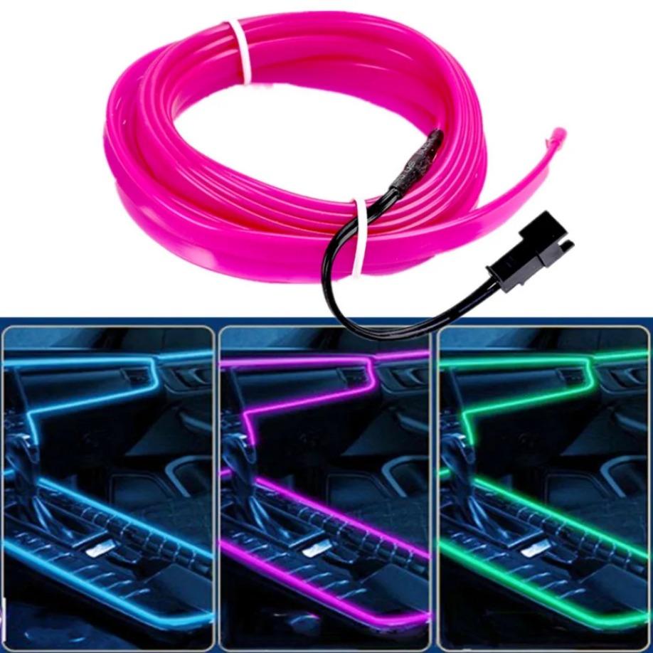1M/2M/3M/4M/5M Flexible Neon Light EL Wire Led Neon Dan Party Atmosphere Decor Lamp RopeTube Waterproof Multicolor Led Strip