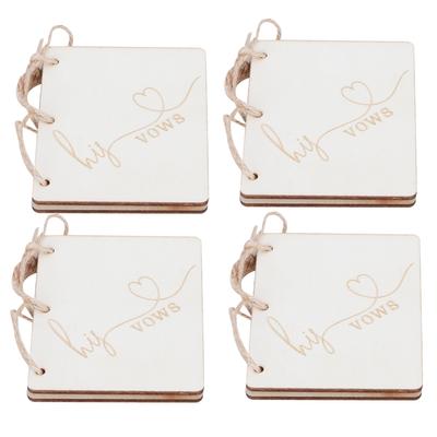 2 комплекта Книги свадебных клятв Изысканные буклеты для записей и клятв Реквизит Принадлежности Стиль 2