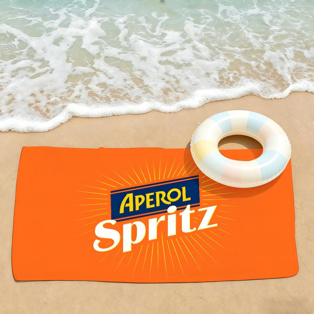 Модный принт A-Aperols Spritz Полотенце Сушилка Банное Полотенце Применимо Для Легкого Плавания Кемпинга Йоги Пляжа Вне