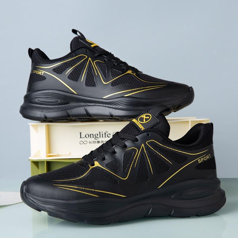 Весна новая мужская обувь сетка дышащая легкая беговая спортивная обувь модный тренд универсальная мужская повседневная обувь