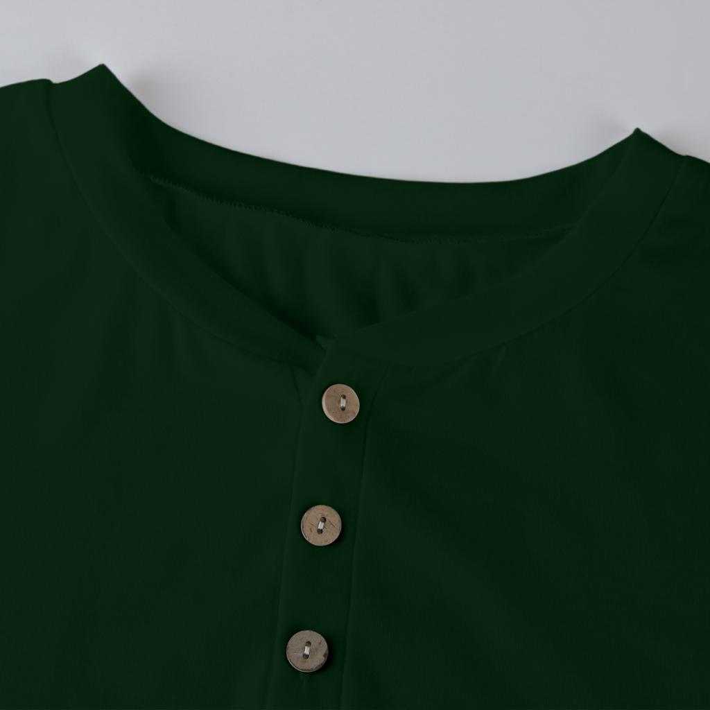 Мужской повседневный однотонный оверсайз топ с длинным рукавом