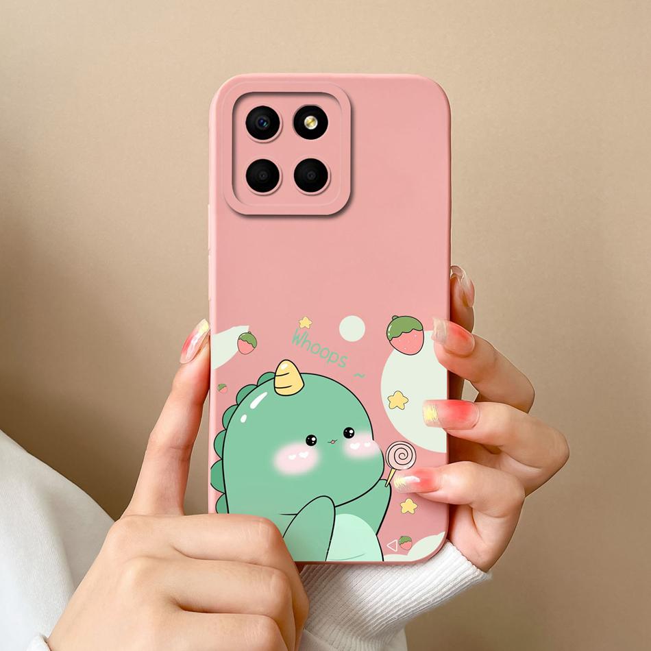 Candy Case For Honor X6 X6S X6A Soft Smooth Liquid Silicone Full Protection Anti Choc Phone Bumper For HonorX6 X 6 Funda Coque