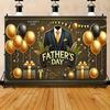1 шт., баннер для вечеринки ко Дню отца из полиэстера, универсальный декор для свадеб, дней рождения, юбилеев, Рождества, Нового года, Дня святого Валентина, без электричества