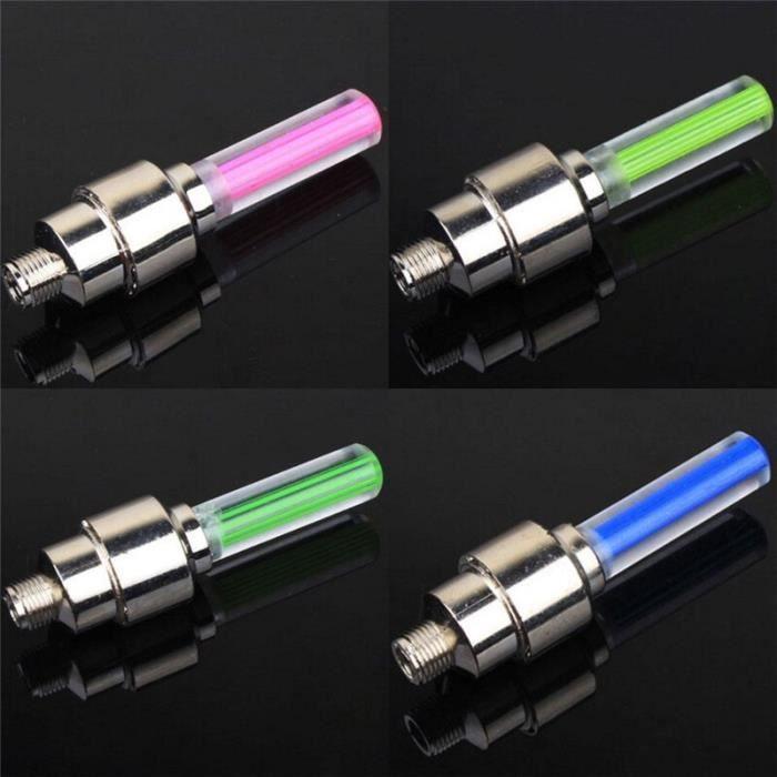 2 Pieces of Lightweight Mountain Road Bike Tire Valve Caps, LED Wheel MTB Spoke Lights, [C2A4547]