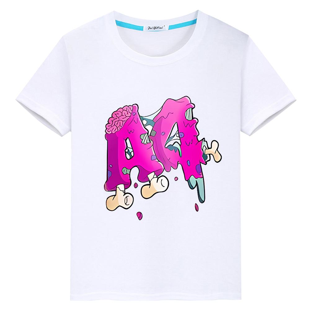 Donut A4 Print T Shirt for Kids Boy10year Tops 100%Cotton Tees Y2k One Piece Merch A4 Lamb Anime Short Pride Tshirt Girl Clothes