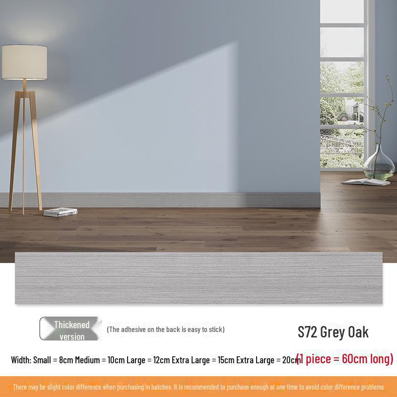 Самоклеящиеся плинтусы с текстурой дерева и водонепроницаемые настенные наклейки для углов и подоконников