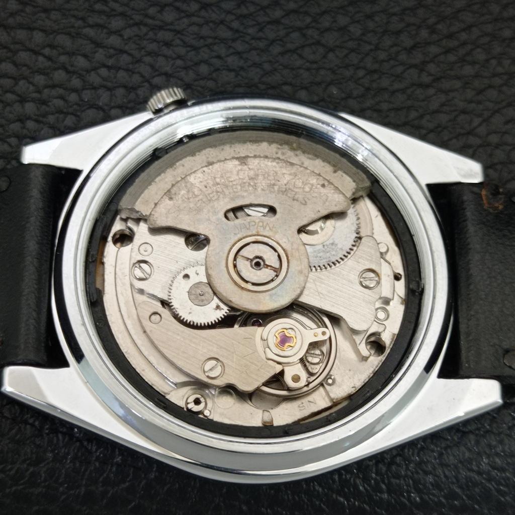 ВИНТАЖНЫЕ АВТОМАТИЧЕСКИЕ SEIKO 5 ВОССТАНОВЛЕННЫЕ ЯПОНСКИЕ МУЖСКИЕ ЧАСЫ С ФИОЛЕТОВЫМ ЦИФЕРБЛАТОМ a445594-1