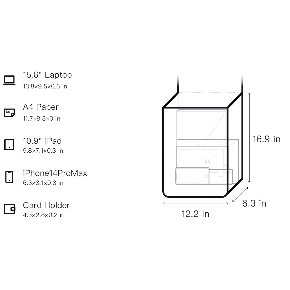 New FILA Fabric Backpack Extra Small Women's Pitch Black A13W421165FBK