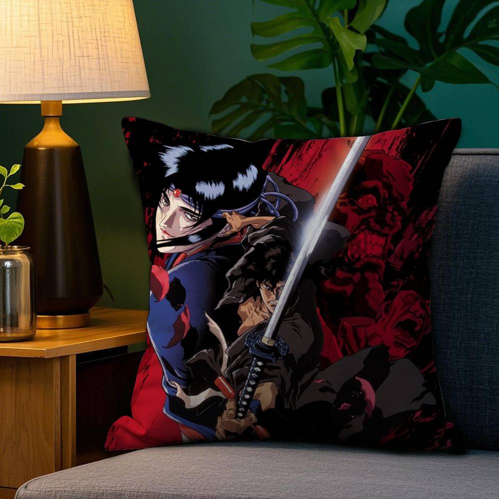 Hot NNinja SScroll Game Pillow Case Plush Fabric Soft Double Sided Print Sofa Cushion Cover Throw Pillow Covers