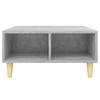 Coffee Table Concrete Grey 60 x 60 x 30 cm Wood Based Material