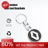 2026 Hot For Renault Hub Caps For Renault RS Clio Megane 2 3 4 Captur Trafic Scenic 2 Kadjar Koleos Zoe Car Emblem Keychain Auto