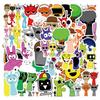55 Incredibox Sprunki Graffiti Stickers Decorative Skateboard Notebook DIY Stickers