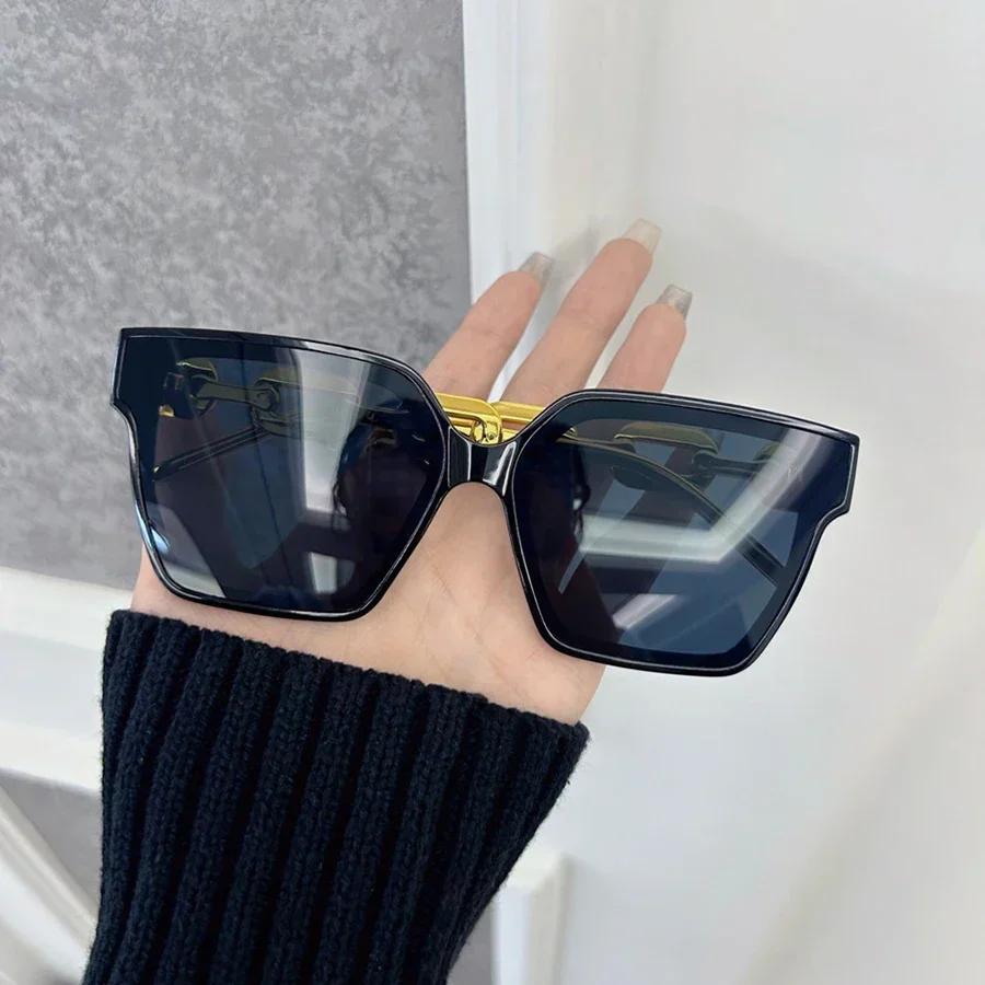 Стильные квадратные солнцезащитные очки женские мужские классические ретро модные очки повседневные женские мужские