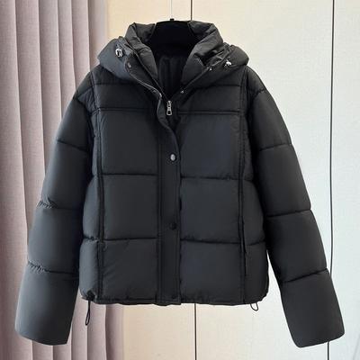 Пальто-пуховик короткое хлопковое пальто женское новое зимнее пальто утолщенная хлопковая куртка