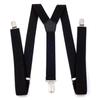 Черные женские подтяжки 2,5 см - Универсальные эластичные Y-образные с тремя зажимами, корейский стиль