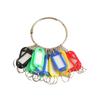 Plastic Key Tags Transparent Window Key Chains New Key Storage Ring  Key Classification