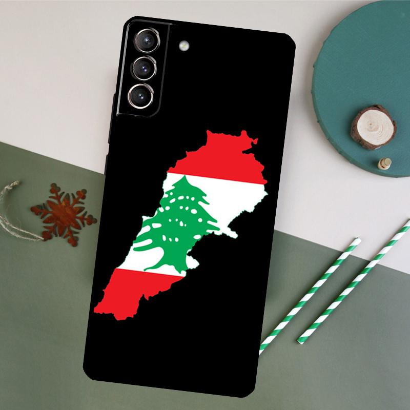 Lebanon Flag Case For Samsung Galaxy S23 S22 S21 Ultra S20 FE S10 S9 Note 10 Plus Note 20 Ultra Cover