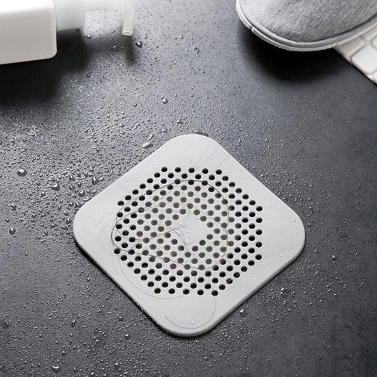 Floor Drain Cover Good Sealing Anti-clogging Suction-up Design Kitchen Floor Deodorant Pad Hair Stopper Bathroom Accessories