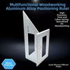 Multifunctional Woodworking Square Aluminum Zinc Zinc Alloy Marking Gauge Angle Ruler  Woodworking