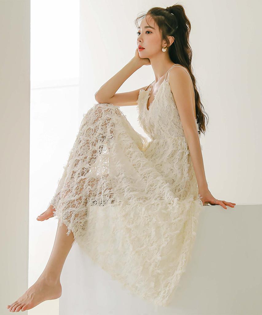 Bendis Tassel Long Dress