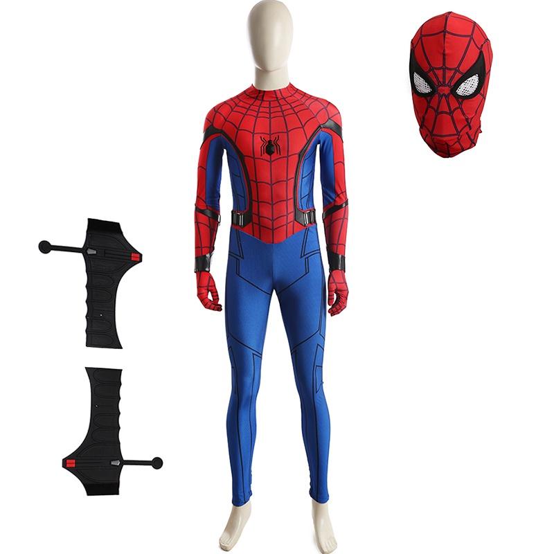 Потрясающий костюм для косплея Человека-паука: Возвращение домой с изысканным 3D-принтом