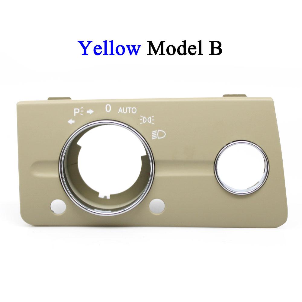 W211 Dashboard Black Beige Headlight Lamp Switch Cover Panel For Mercedes Benz E Class 320 350 550 2003 2004 2005 2006 2007 2008