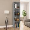 VidaXL Bookcase-TV Stand Sonoma Grey 36x30x143 Cm 815247