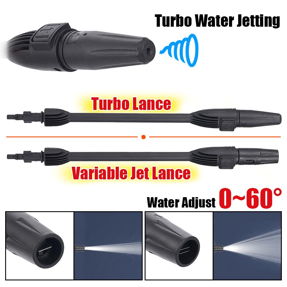 Пистолет для мойки автомобиля Пистолет-распылитель для мойки высокого давления Водяная струя Длина насадки Копье для бытовой или мойки высокого давления