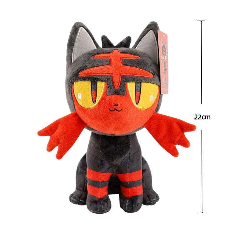 Litten Plush Torracat Stuffed Doll Adorably Animal Toys Hobbies Kawaii Anime Periphery Present Xmas Gift for Kids