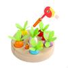 Montessori Toy Early Educational Carrot Harvest for Girls Boys Children