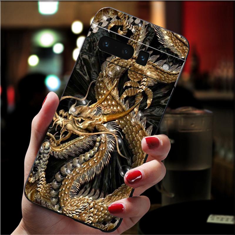 Чехол для телефона Google Pixel 7 Pro 7 6A 6 Pro 5A 4A 3A Pixel 4 XL Pixel 5 6 4 3 XL 3A XL 2 XL Dragon Case Funda