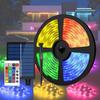 Solar LED Strip Light Lamp Outdoor RGB for Garden Fence Home