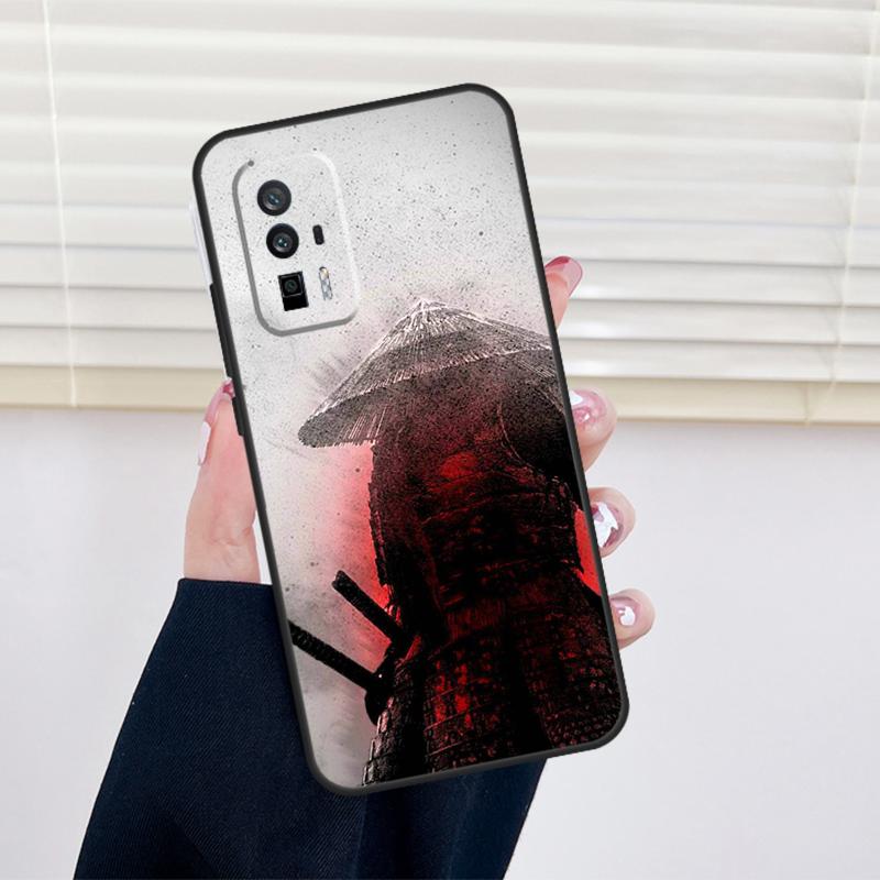 Samurai Warrior Cover For Xiaomi 15 14 13 Ultra 11T 12T 13T 14T Pro POCO X7 Pro X3 X5 X6 M6 F5 F6 Pro Case