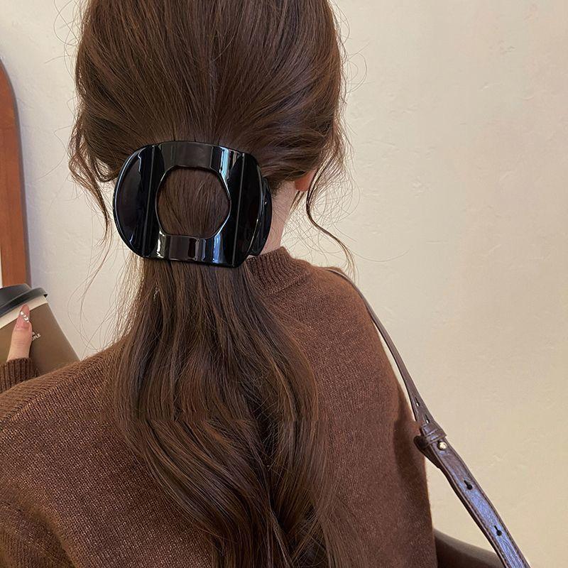 Новые корейские дугообразные полые заколки для волос, аксессуары для волос, женские шпильки, леопардовые зажимы для волос, верхний зажим, головной убор, модная простая заколка для волос