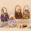 Portable Candy Bucket Non-Woven Pumpkin Candy Bucket Creative Trick-or-Treat Bag  Trick or Treat