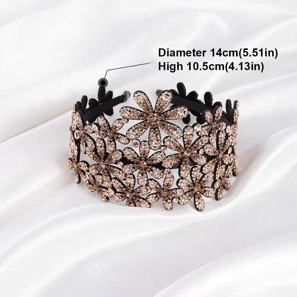 Anti-slip Hairband Flower Hair Clips Elegant Headband for Girl